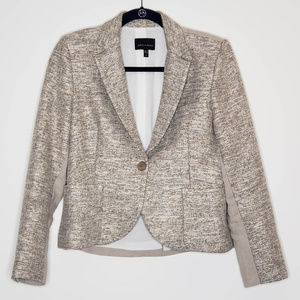 Judith & Charles tan & gold Oakland jacket blazer